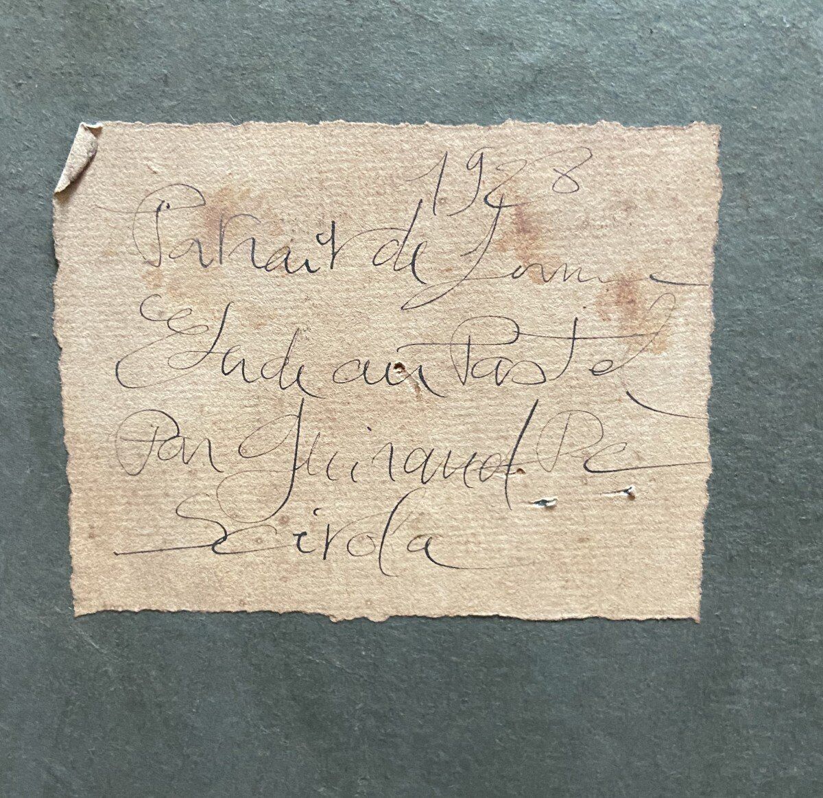 Lucien-Victor Guirand de Scevola (1871-1950) Portrait of a Young Woman, 1928 pastel, oval