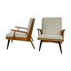 Set of two mid century easy chairs