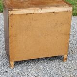 Vintage oak chest of drawers legs compass 3 drawers from the 50s