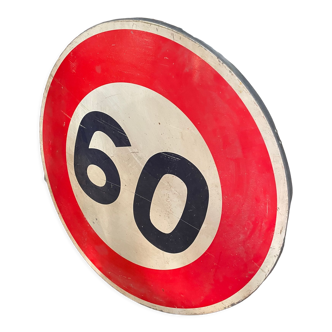 Panneau de signalisation limitation 60