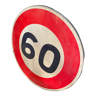 Panneau de signalisation limitation 60