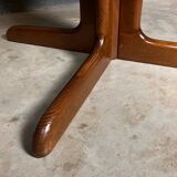 Danish design round dining table mid century