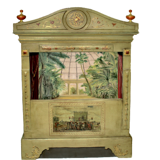 Harlequin puppet theatre