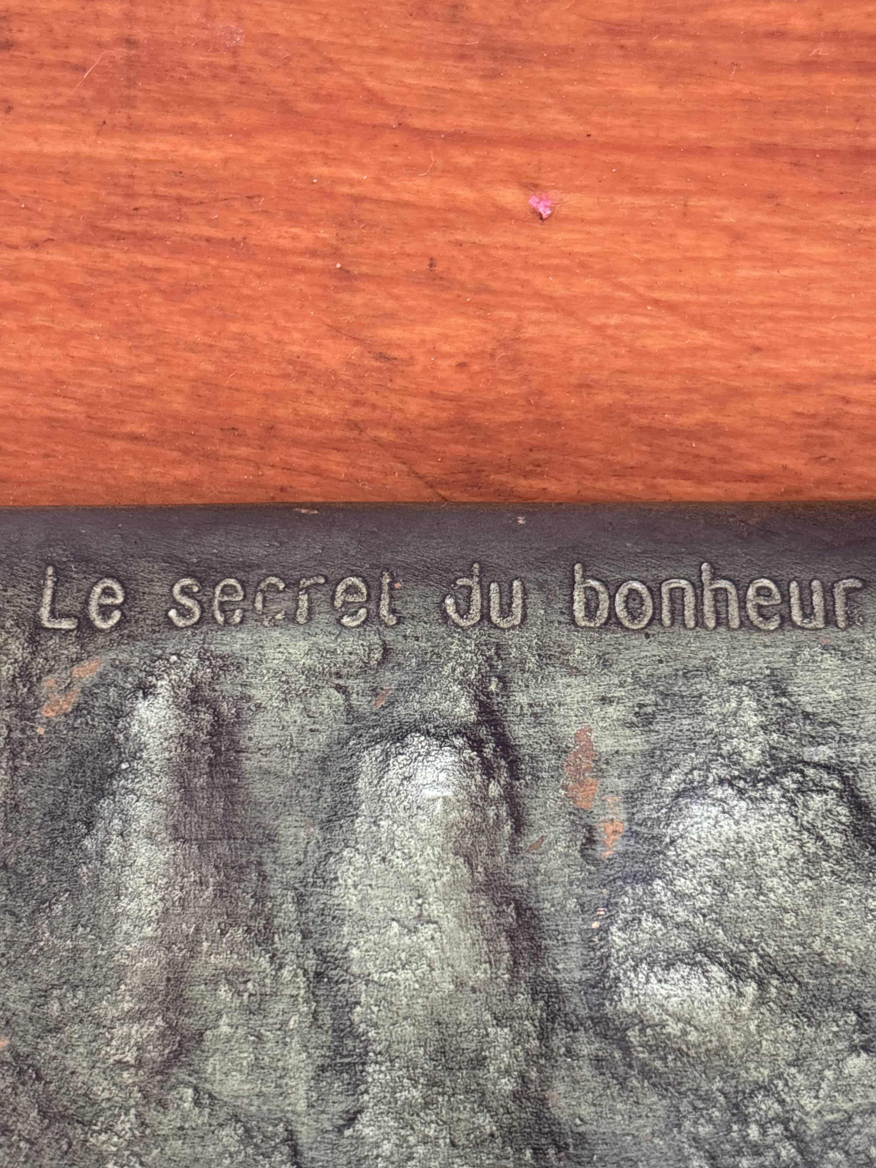Vide-poche Max Le Verrier « Le secret du bonheur »