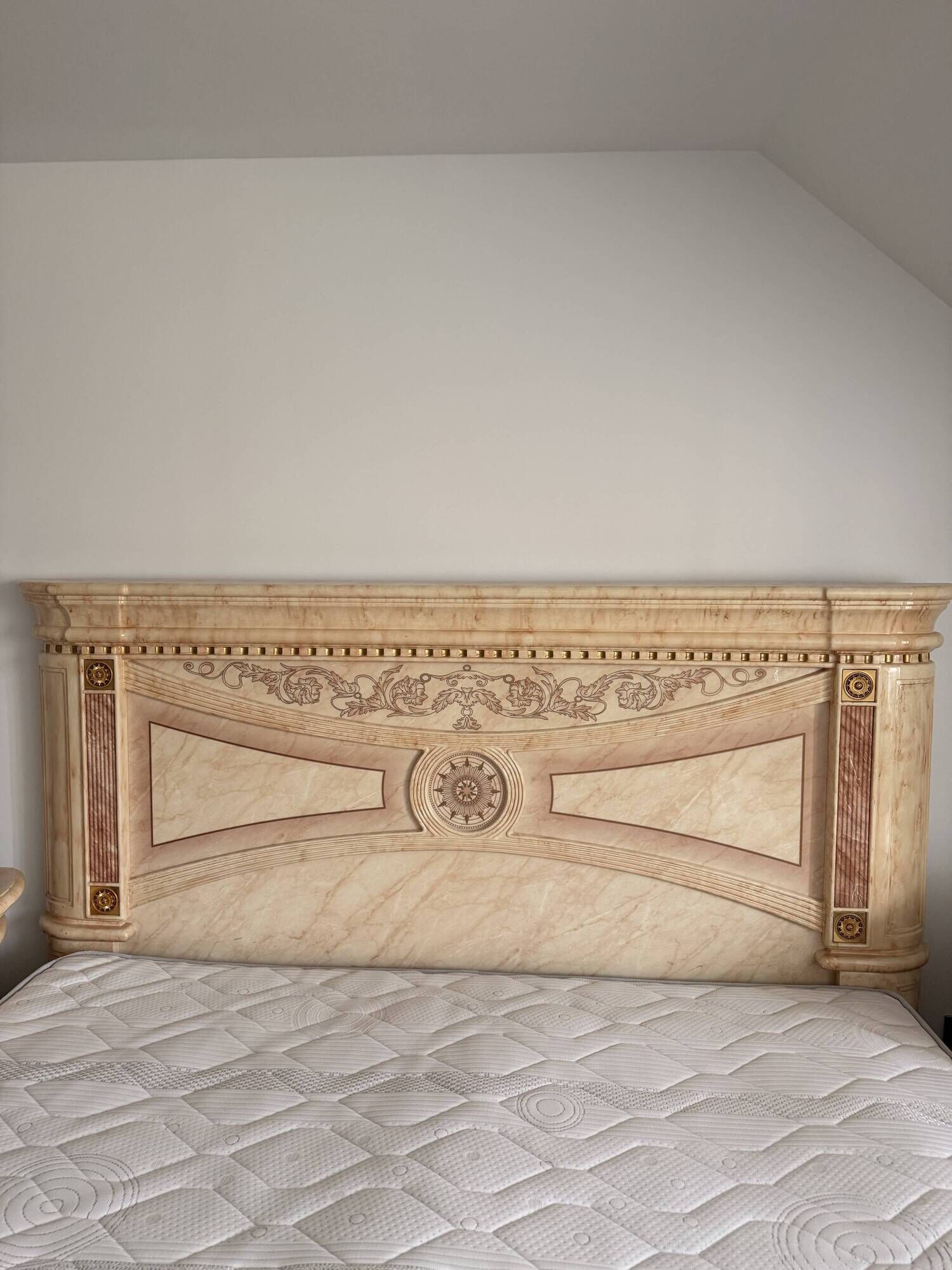 Arredoclassic melodia - italian bedroom made in italy - ivory and gold