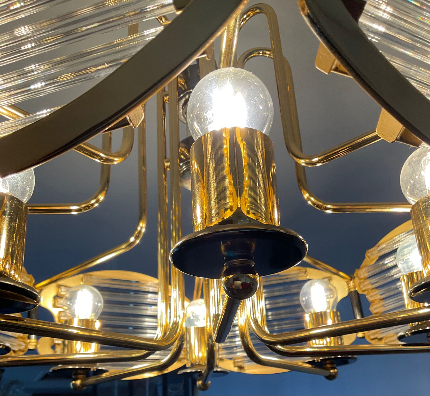 Vintage Bakalowits & Söhne chandelier from the 70s