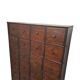 Armoire d'apothicaire hollandaise antique, vers 1900
