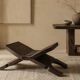 Small Mexican footrest attributed to Don Shoemaker.