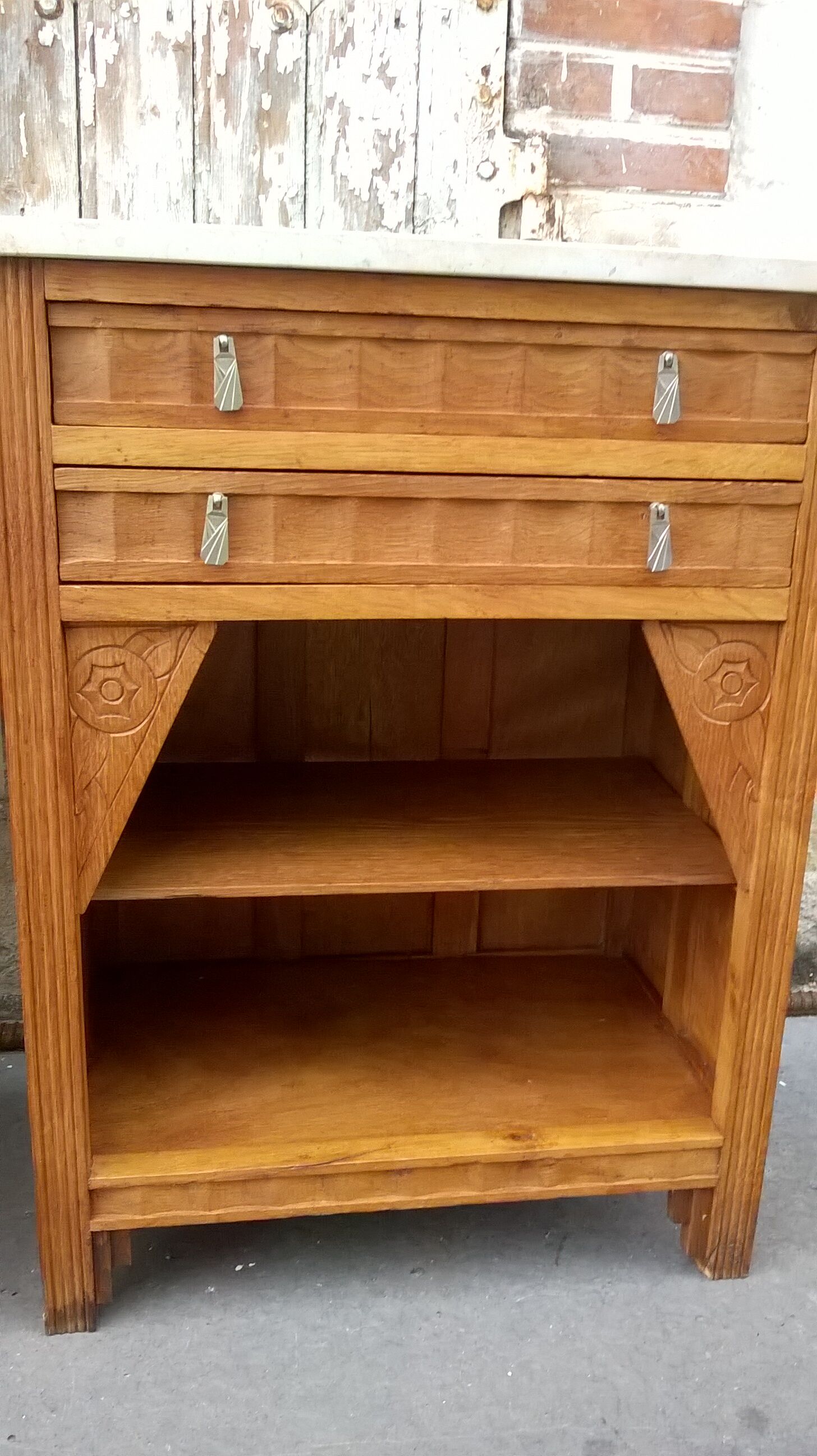 Art deco bedside pair