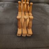 Vintage accordion coat rack