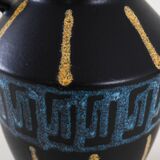 Ceramic vase, German design, 1980s, manufacturer: West Germany