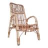 Fauteuil ancien en rotin