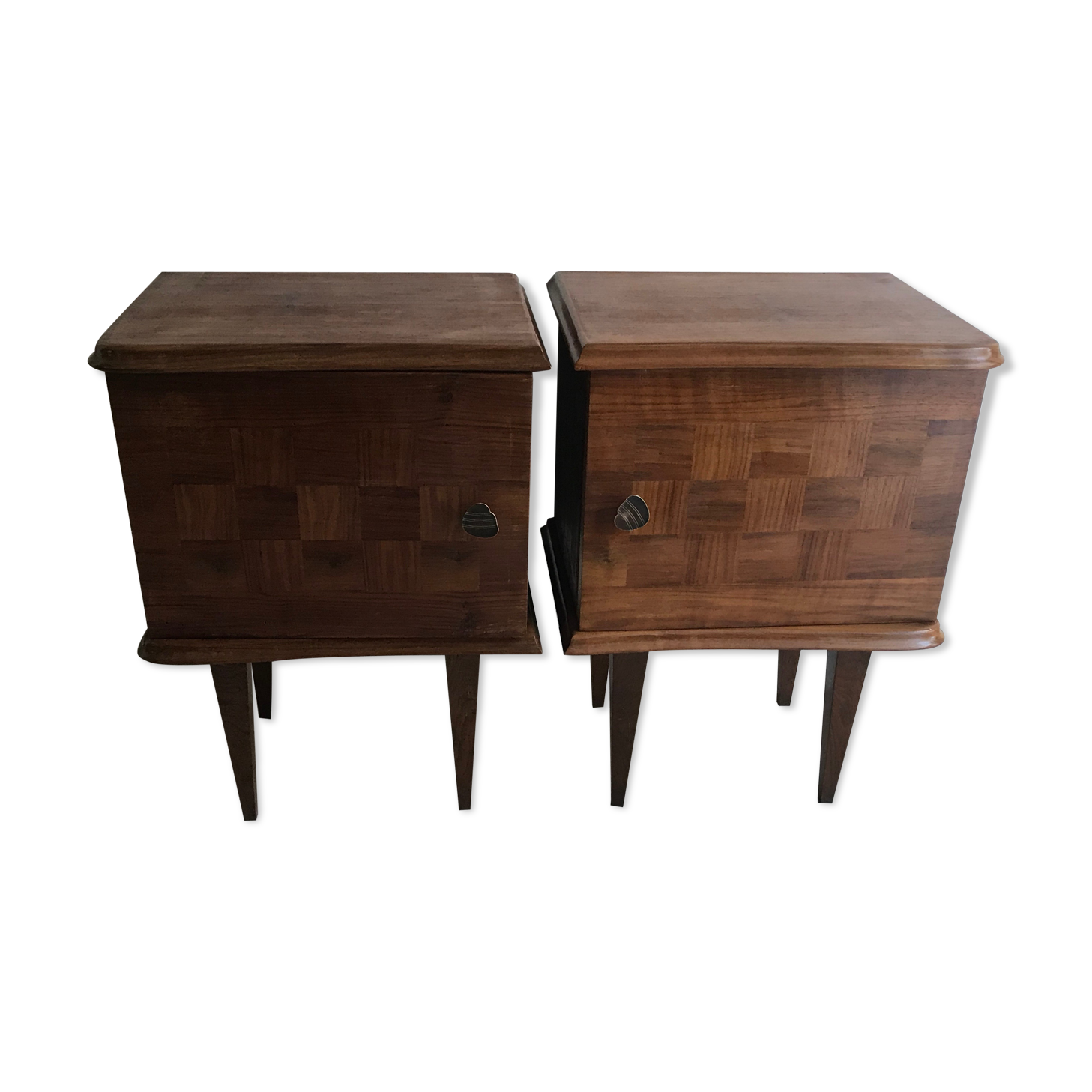 Pair of vintage bedsides