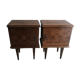Pair of vintage bedsides