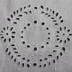 Teacloth overnappe or curtain linen lace hand
