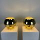 Rare pair of Magic Eye table lamps by Peill & Putzler 1970