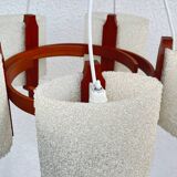 Scandinavian teak chandelier