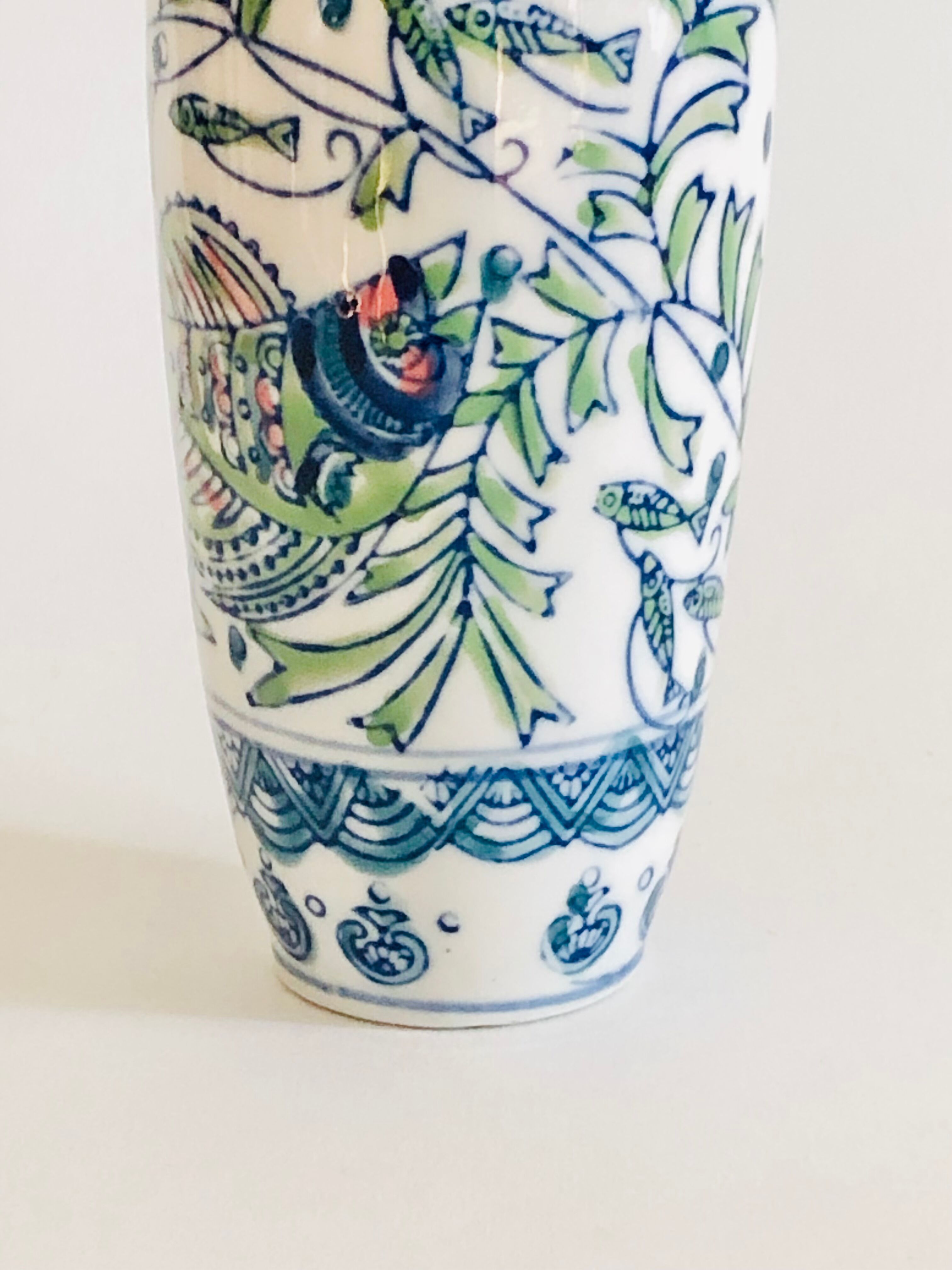 Hand-painted porcelain vase, Germany