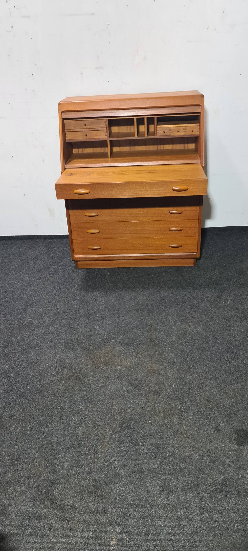Vintage Danish design secretary desk by Dyrlund