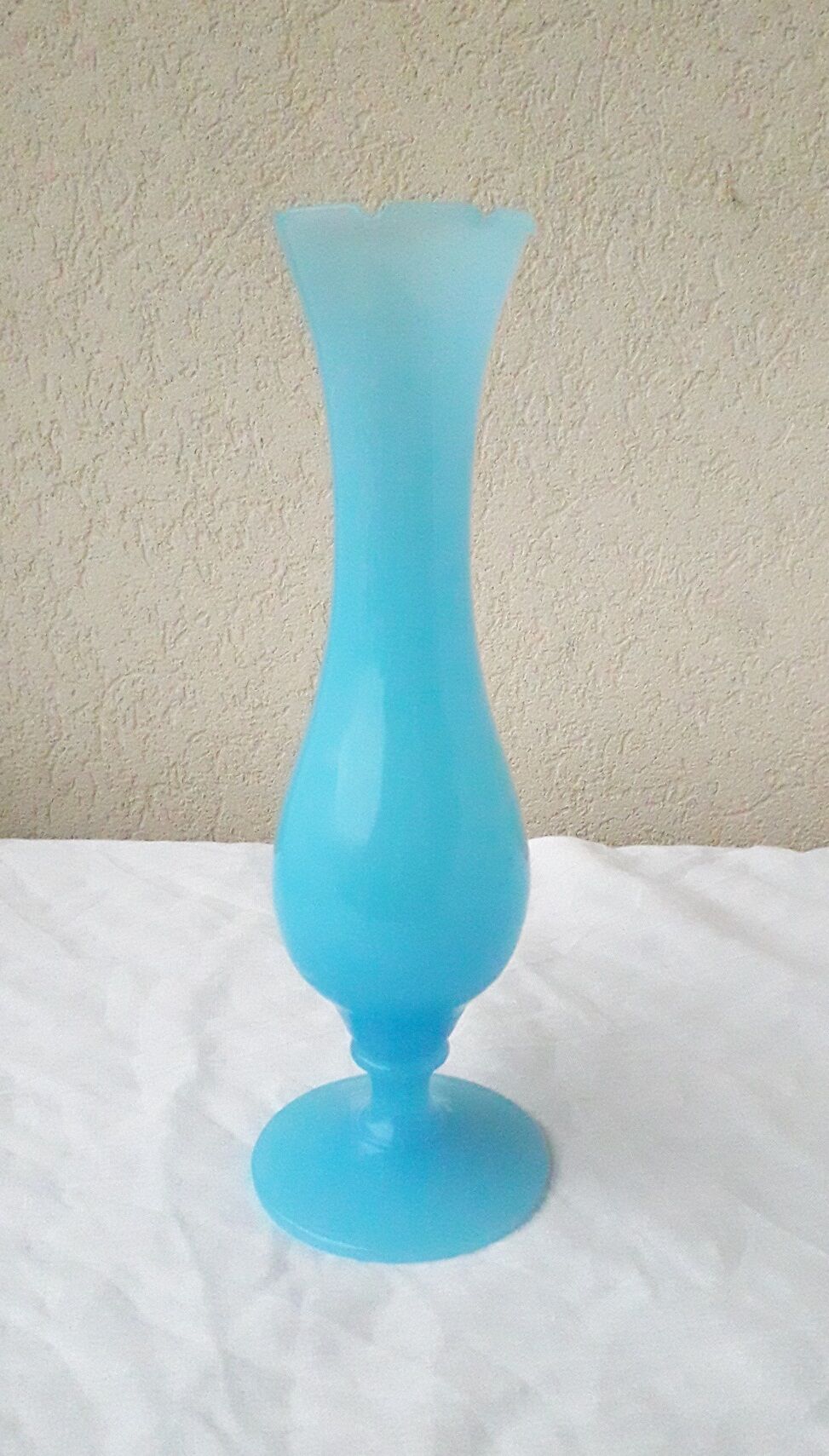 Opaline blue vase