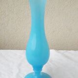 Opaline blue vase