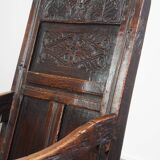 Antique Oak Wainscot Chair / Side Chair from the 17th Century