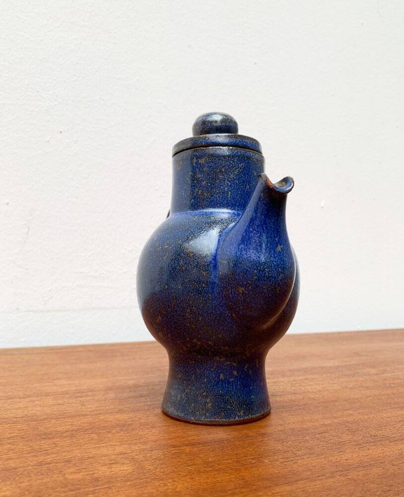 Ceramic teapot from mid-century Germany by Meike Falck Nicolaisen, 1960s.