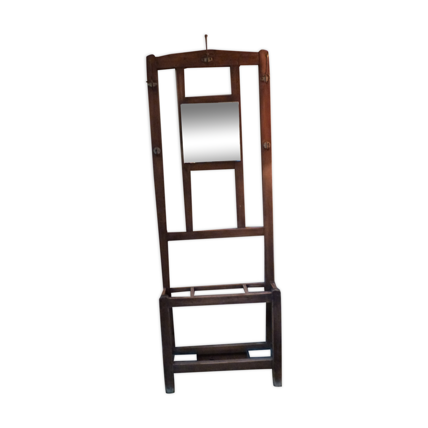 Old wooden coatrack