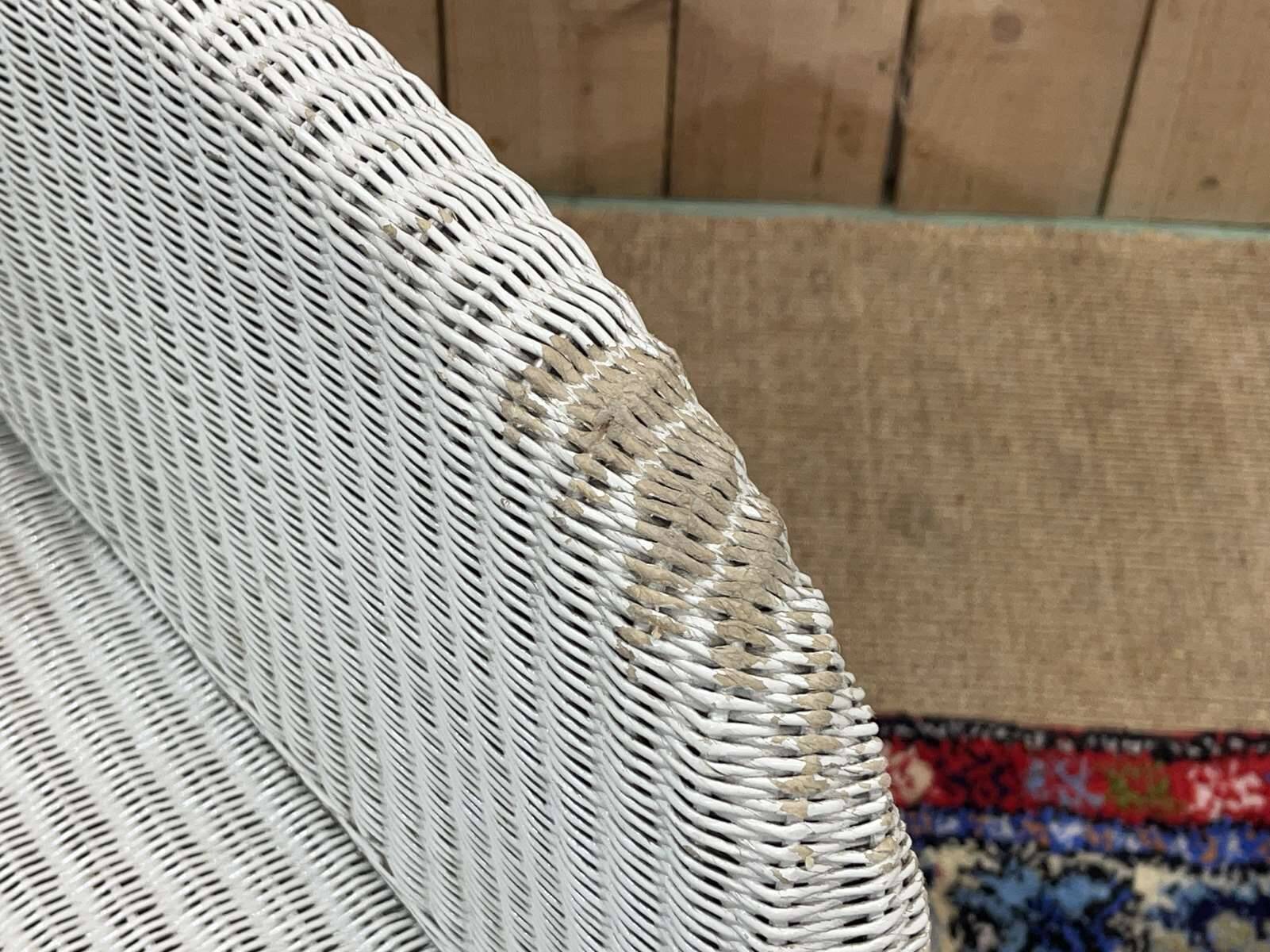 Pair of lloyd loom armchairs by vincent sheppard - work from the 2000s