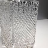 Cut glass whiskey decanter - 1980s