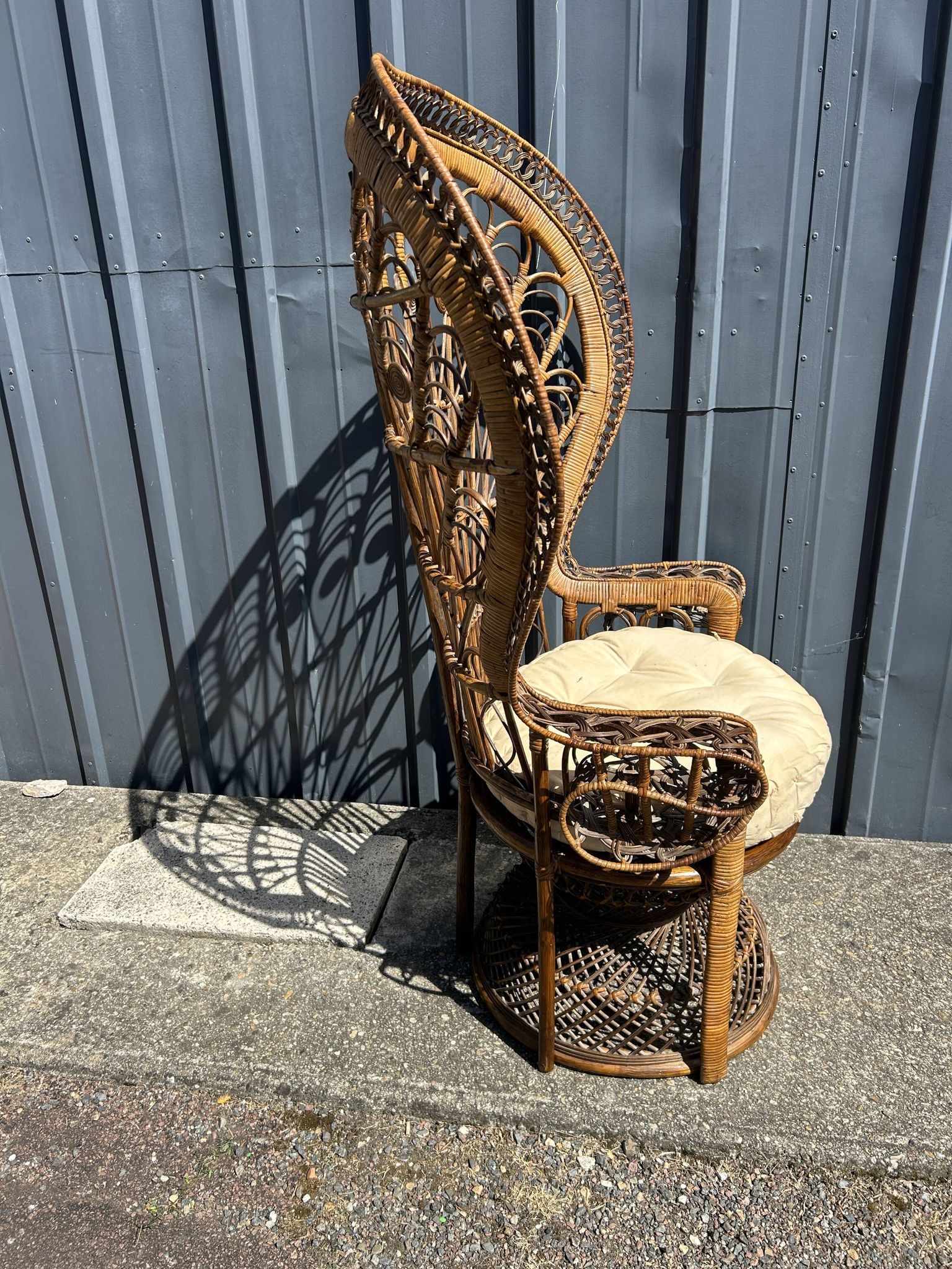 Fauteuil  Emmanuelle en rotin