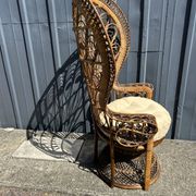 Fauteuil  Emmanuelle en rotin