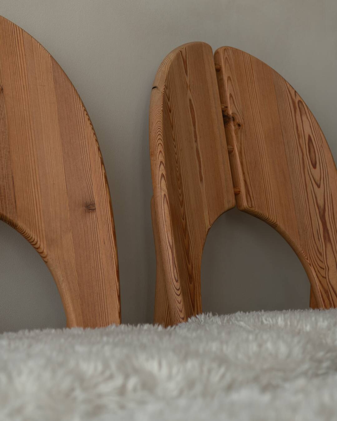 Vintage Danish Pine Dining Chairs | Set of 4 | Niels Koefoed Style