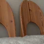 Vintage Danish Pine Dining Chairs | Set of 4 | Niels Koefoed Style