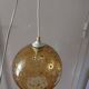 Vintage blown glass pendant lamp