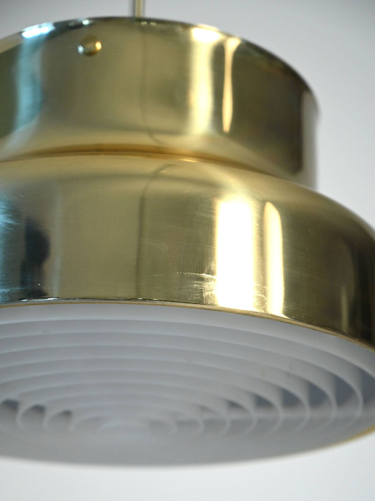 Bumling brass pendant lamp by Anders Pehrson