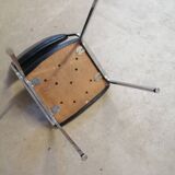 Vintage chrome and skai chair