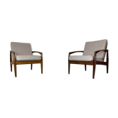 Danish palisander armchairs by Kai Kristiansen