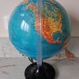 Illuminated globe from the 1970s.