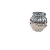 Vintage glass moulded globe – Light fixture with bubble decor