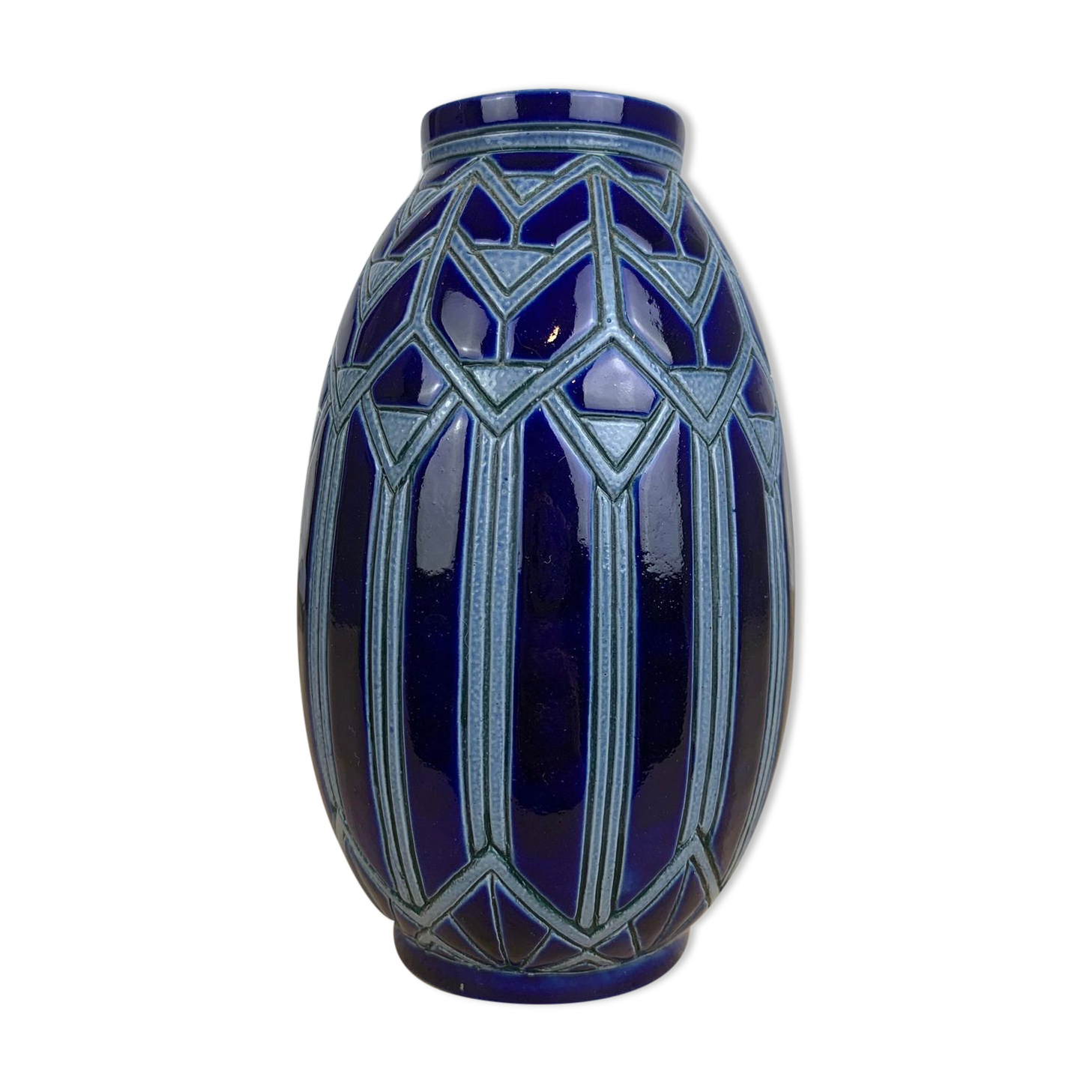 Art Deco vase sandstone from Alsace 395, Hubert Krumeich-Remmy in Oberbetschdorf