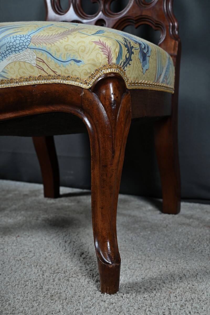 Nursing Chair in Mahogany, Napoleon III period – second half of the 19th century