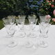 Set of 11 crystal wine glasses 1930s