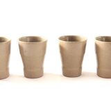 Set of 6 stoneware cups