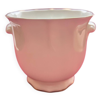 Cache-pot blanc vintage Hadida English