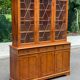 Large English solid wood library from the 19th century, 162cm.
