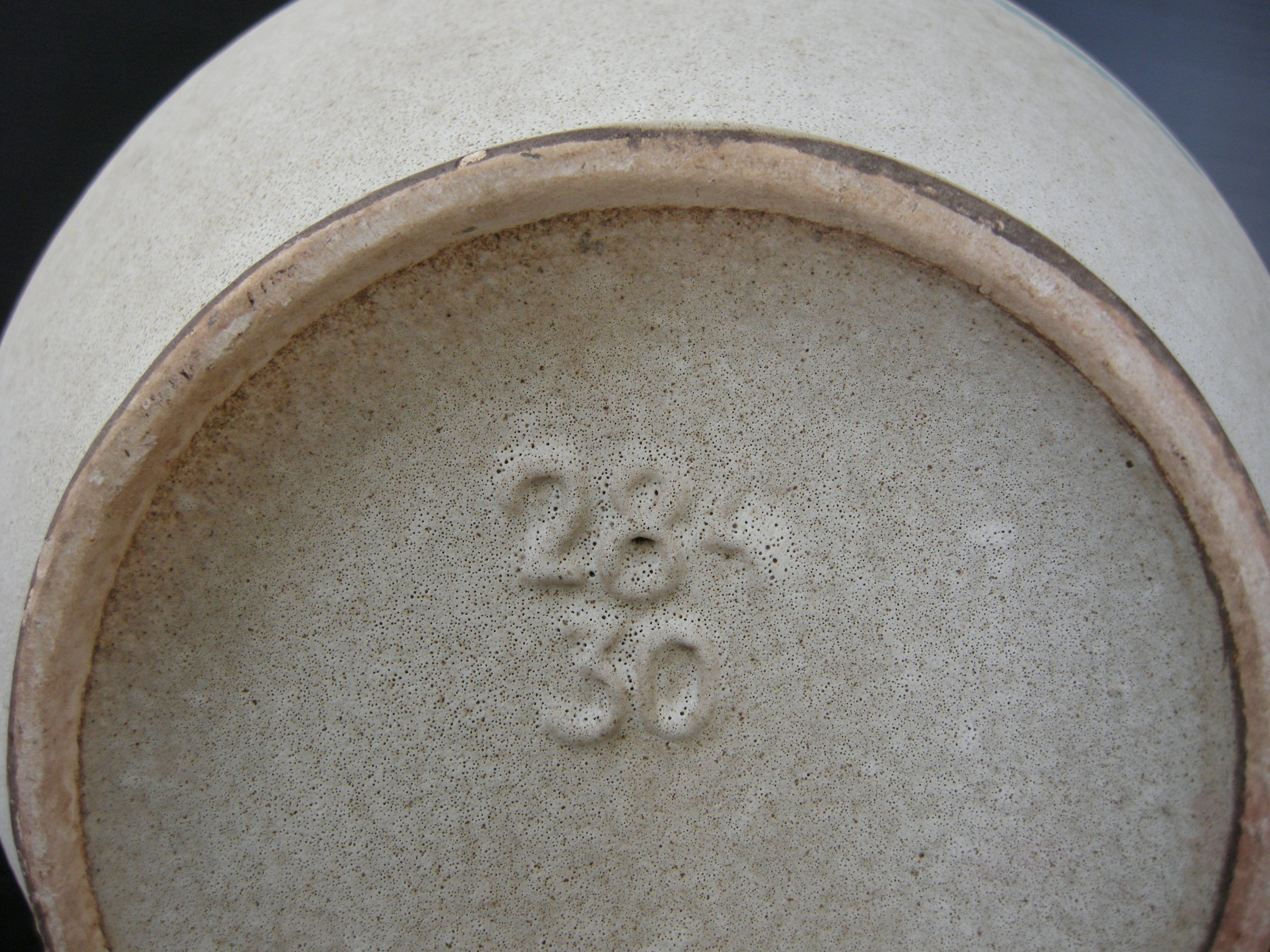 Vintage vase 1960 ceramic boats