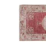 Vintage Turkish Oushak Handwoven Rug 113x207 cm