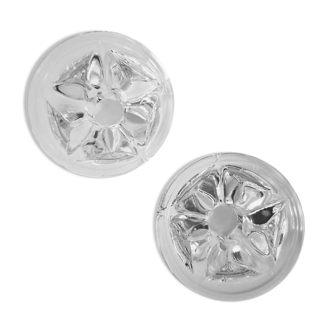 Pair (2) MCM Candle Holders - Design by Floris Meydam for Royal Leerdam - 1950s, the Netherlands