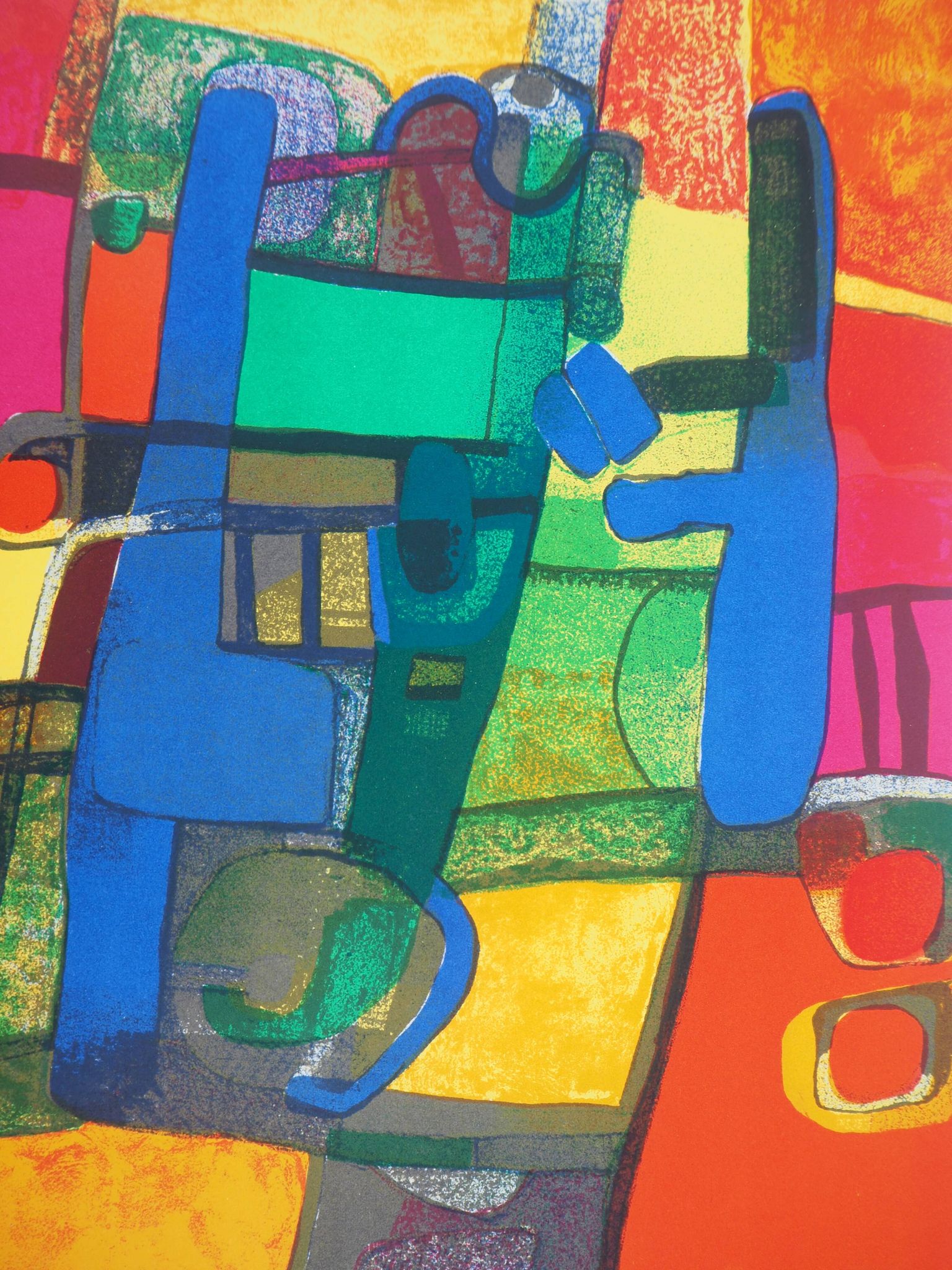 Maurice esteve : printemps - lithographie originale